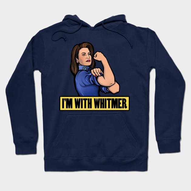 I'm With Big Gretch Gretchen Whitmer Hoodie by bubbsnugg